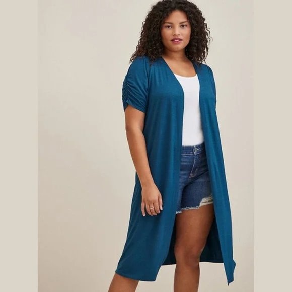 torrid Sweaters - NWT Torrid Short Sleeve Duster